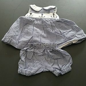 SORBET Infant Girl Dress 3 months with bloomer
